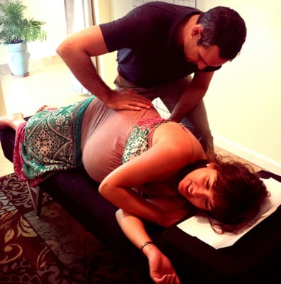 Chiropractic during pregnancy - Prenatal chiropractic for back pain.