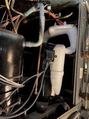 AC compressor issues from damaged blower motor