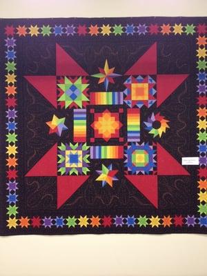 Gorgeous display quilt!