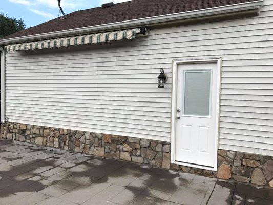 Natural Stone Veneer installed by Joshua's Landscape Design in Flemington NJ