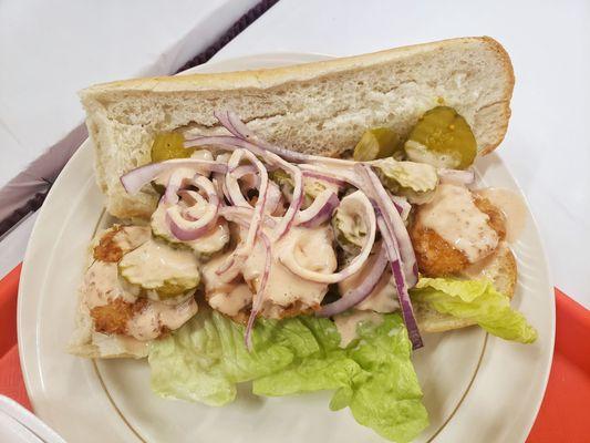 Shrimp po'boy