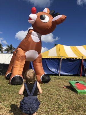 Inflatable Rudolph