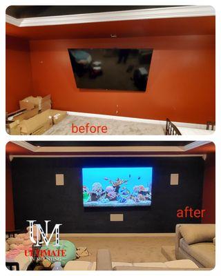 Before and after - Home Theater