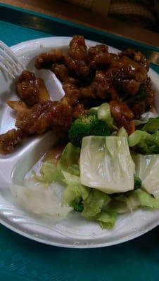 Orange chicken with veggies!