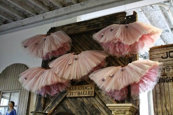 5-2-2s-4-U. 1960s girl's tutus from a dance studio in Saratoga Springs, run by a former dancer with the NYC Ballet.