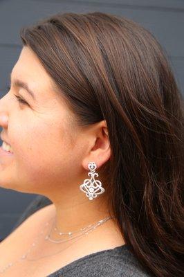 Princess Diamond Earrings