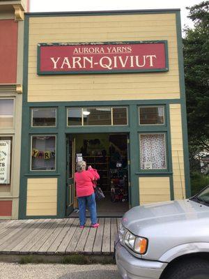 The Quilt Store also owns a yarn shop in town!