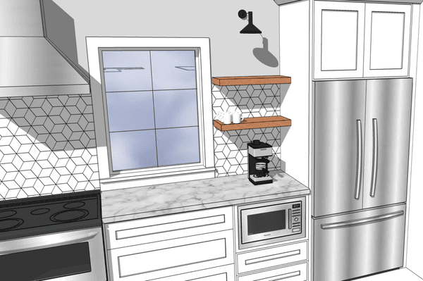 Kitchen Design Rendering