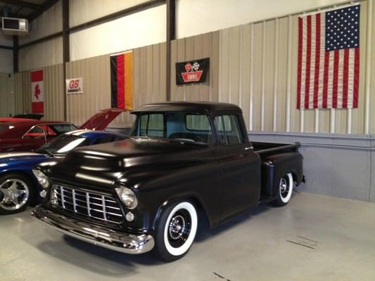 1955 GMC pickup at Seekonk Car Storage