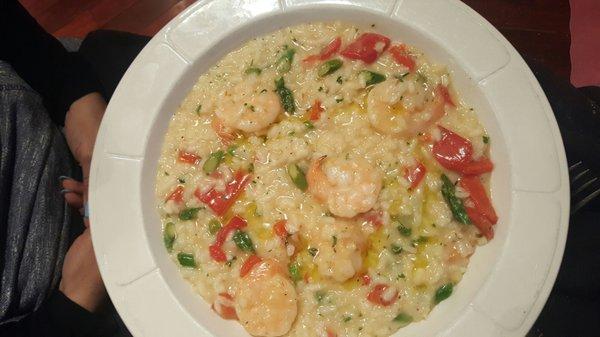 Shrimp risotto