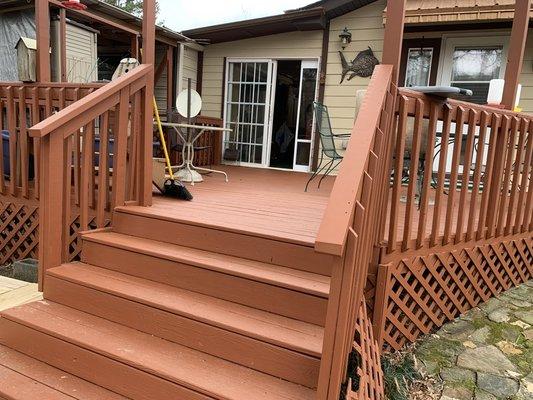 Deck painting