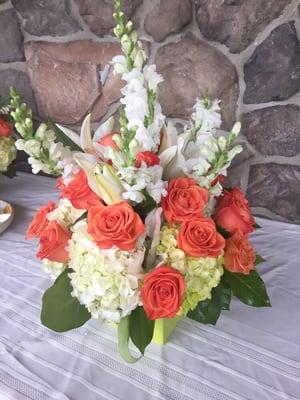 Custom flowers for mom !...Orange Dreams