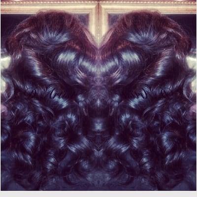 Curled and textured perfectly. Our hair styling team is amazing