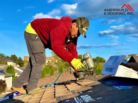 Shingle roof replacement.