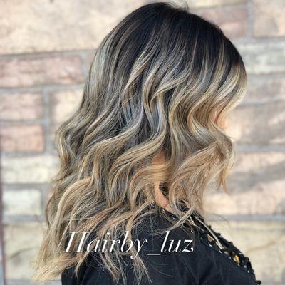 Balayage done by Lucy sanchez at Mg Hair Studio @hairby_luz instagram.