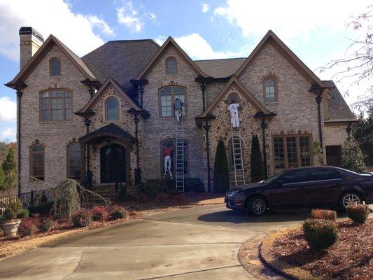 Alpharetta, GA Exterior house  repaint Fillo Painting