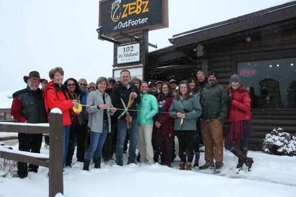 Greater Woodland Park Chamber of Commerce ribbon cutting ceremony