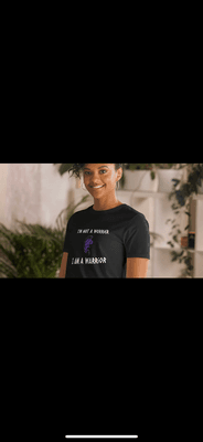 Cute woman's motivational tee