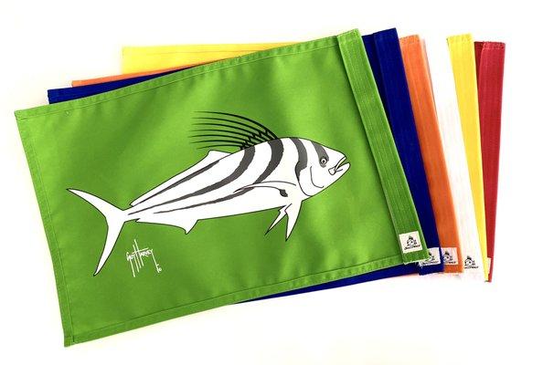 Boating and fishing flags featuring artwork by Guy Harvey