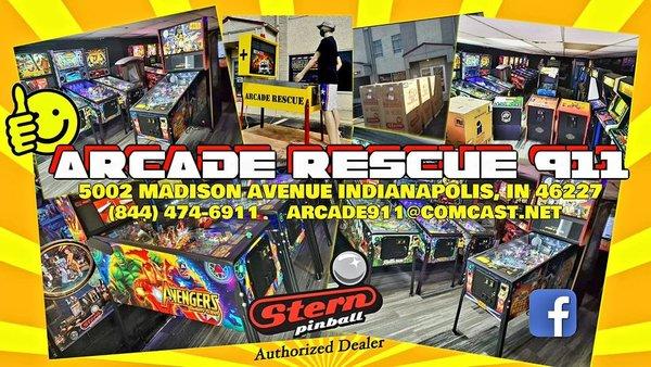 INDIANAPOLIS STERN PINBALL DEALER
  844-474-6911