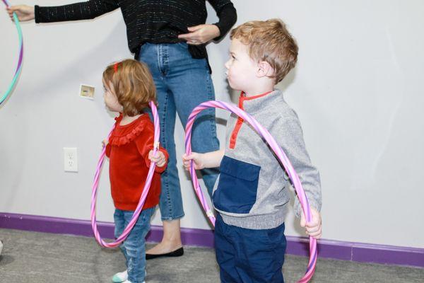 Hula hoop fun!