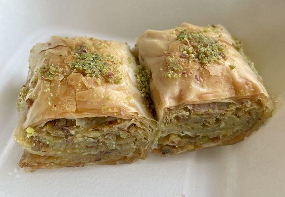 Pistachio baklava