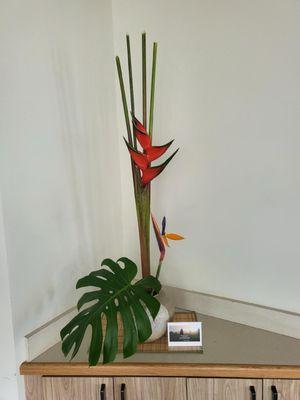 Ikebana for calm.