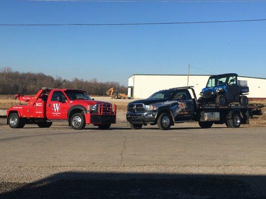 Just two of our trucks