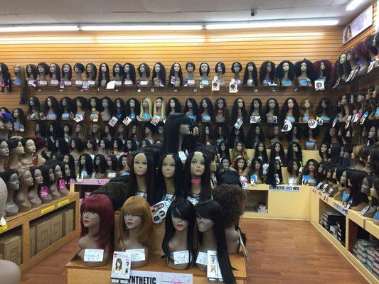 Great wig selection