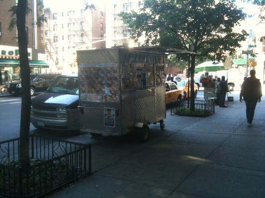 The Fruit Stand itself, near the corner of 58th street and 9th avenue.