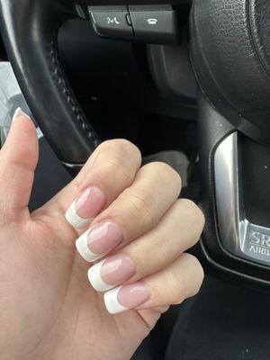 Acrylic french tips