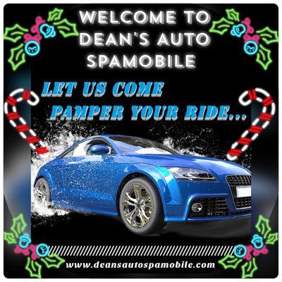 Happy Holidays from Dean's Auto SpaMobile!