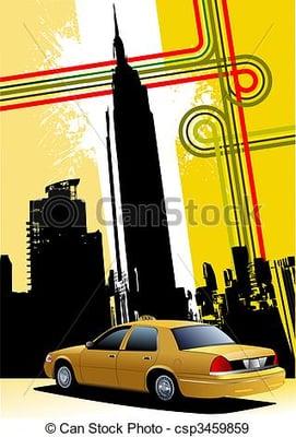 City yellow cab