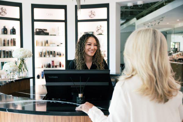 Salon front desk