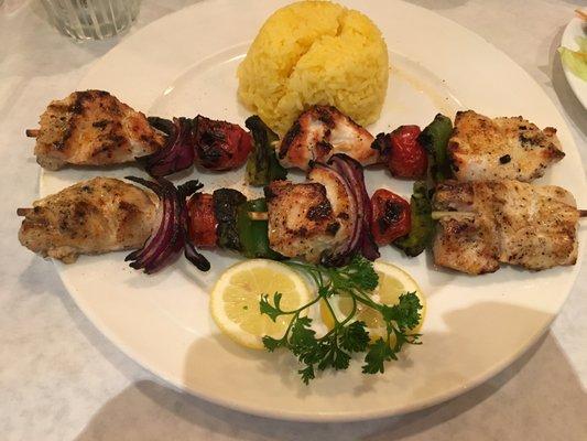 Chicken skewers. Surprisingly delicious!