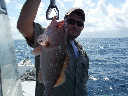 Meet Your deckhand and US Army veteran Jake Hinson ! He attends to you every need to insure a perfect stress free day on the water.