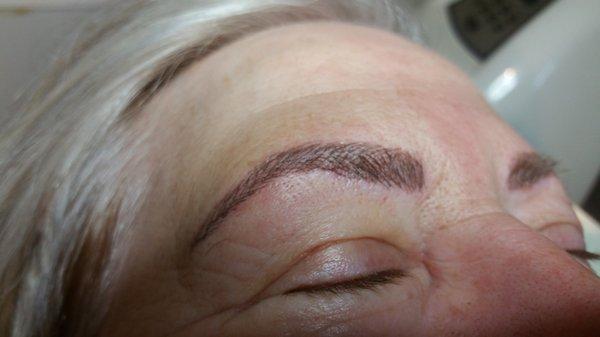 Microbladed Brows- After