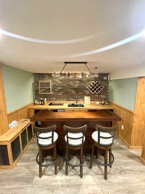 Basement Bar Area