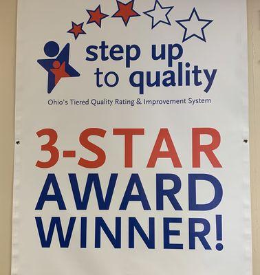 We recently received our third star!