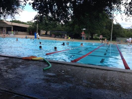 People in pool