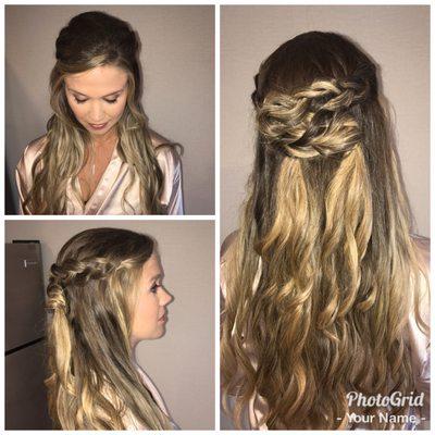 Braided updo