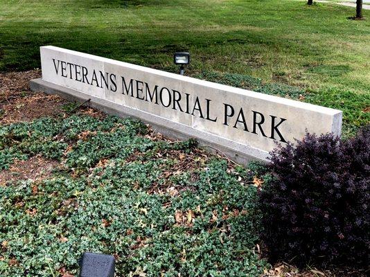 Park Sign on Harrison St