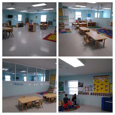 Very Spacious and Very Clean, Uncluttered Classrooms!