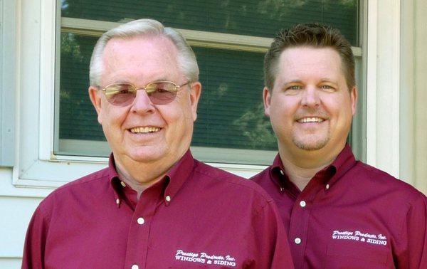 Owners Don & Dustin Samuel. The RIGHT Choice for Windows & Siding in Denver since 1993.