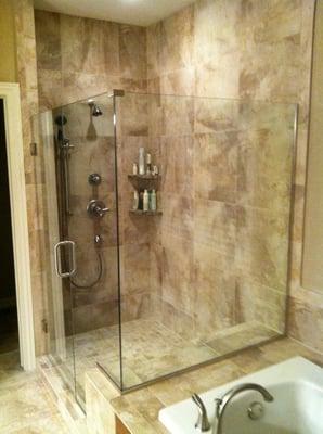 Frameless Shower