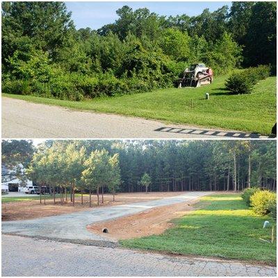 Land Clearing and Driveway installation