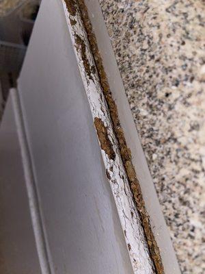 Kitchen counters crumbling