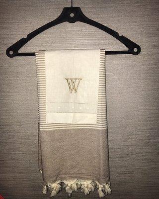 Personalized Linen towels!