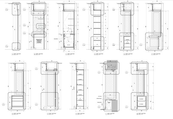 Sections, details