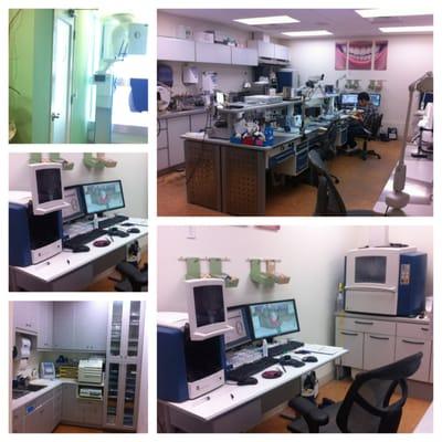 Our state of the art large in-house dental laboratory.